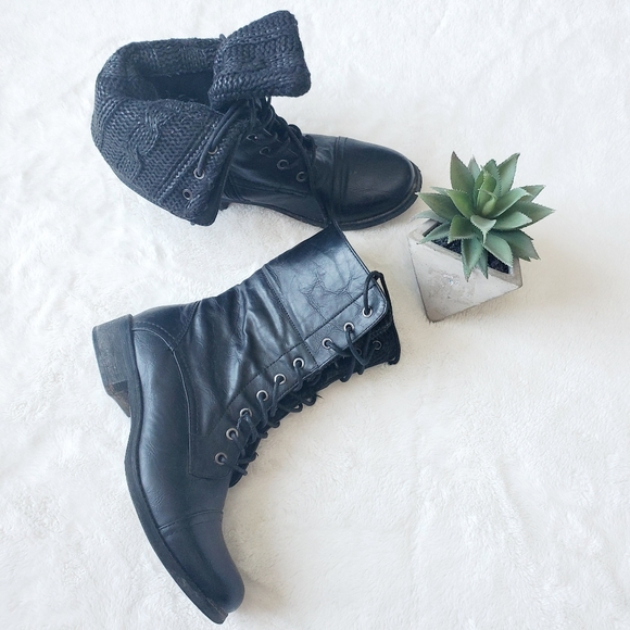 softmock Shoes - Softmock fold over military style boot